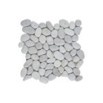 Placa Seixo Telado Branco 30x30cm