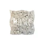 Placa de Seixo Travertino Telado Bege 30x30cm