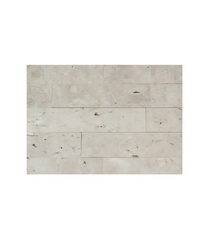 Travertino Ripado 80x12cm Nacional peça Travertino Ripado 80x12cm Nacional - Imagem 1