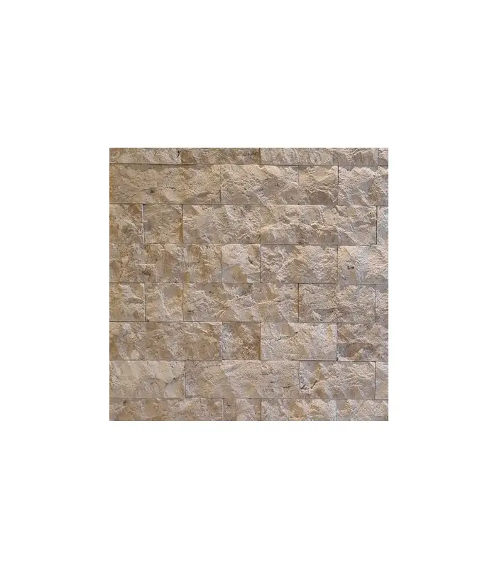 Travertino Rockface Free Lenght 10cm Nacional atacado Travertino Free Length 10cm Nacional - Imagem 1