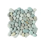 Placa de Seixo Telado Verde 30x30cm