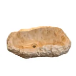 Cuba de Travertino Redonda 40cm M01