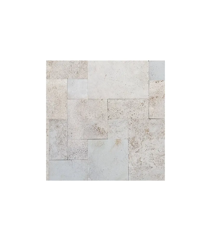 TRAVERTINO FRENCH PATTERN KIT 0,74M² Importado Travertino Franch Pattern Kit 0,74M² Importado - Imagem 1