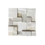 Placa Mosaico São Tomé Branco 30x30cm